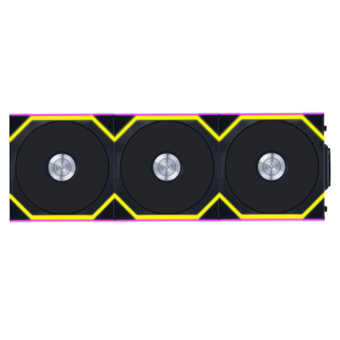 Lian Li UNI SL Wireless RGB 120mm Reverse Flow ARGB PWM Triple Fan Pack Black with L-Wireless Controller
