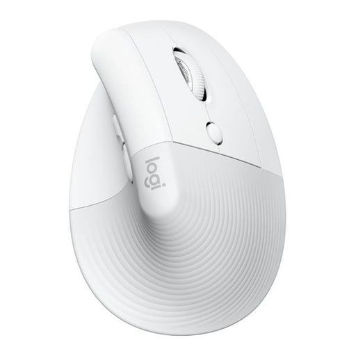 Logitech Lift Vertical Ergonomic Wireless Mouse White