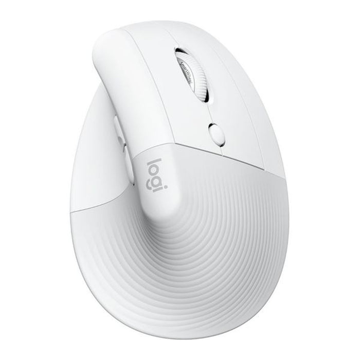 Logitech Lift Vertical Ergonomic Wireless Mouse White