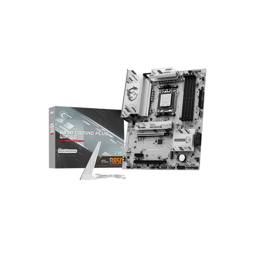 MSI B850 Gaming Plus WIFI6E ATX AM5 motherboard with DDR5 and Wi‑Fi 6E.