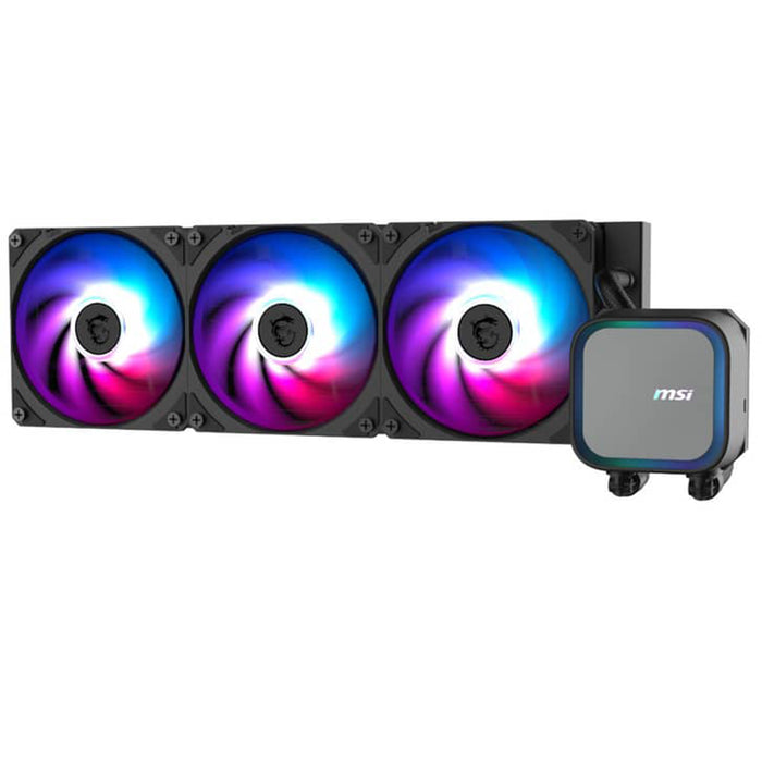 MSI MAG CoreLiquid A13 360 black 360mm AIO liquid CPU cooler.