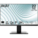 MSI 22-inch FHD 1920 x 1080 monitor with a black stand, shown on a solid white background.