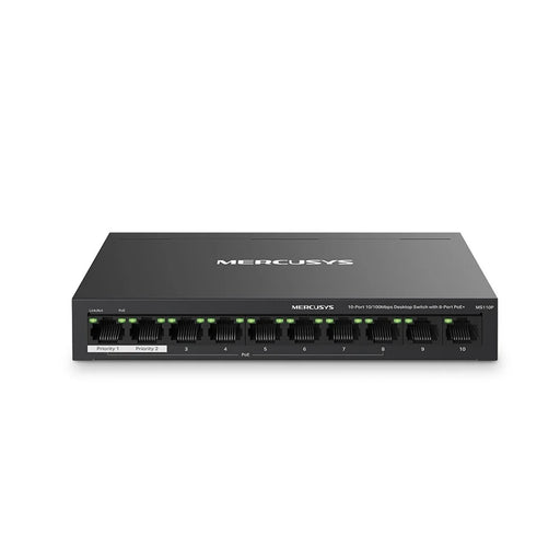 Mercusys MS110P 10‑Port PoE+ Desktop Switch