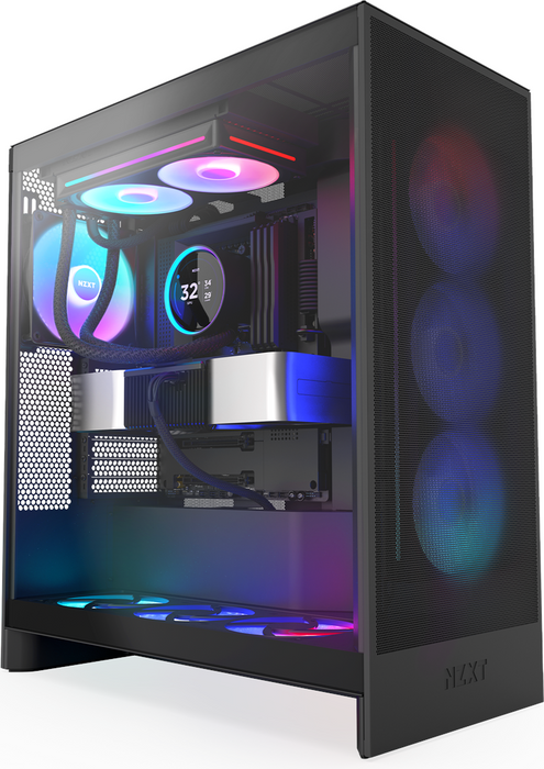NZXT Kraken Elite 240 RGB Black Liquid CPU Cooler – LCD Display, High‑Perfom 240mm AIO