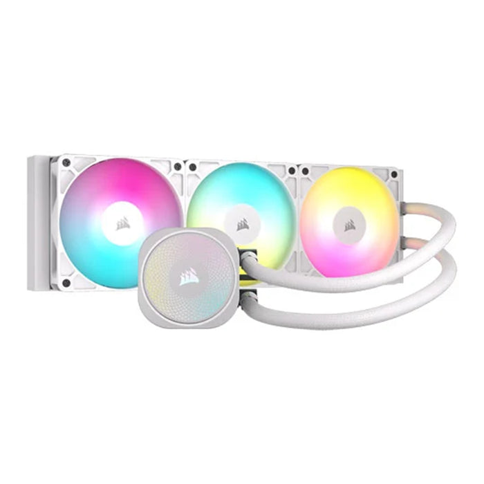 Corsair NAUTILUS 360 RS ARGB White 360mm AIO Liquid CPU Cooler.