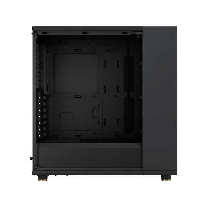 Fractal Design North Charcoal Black, Wood Walnut front ATX Mid Tower PC Gaming Case