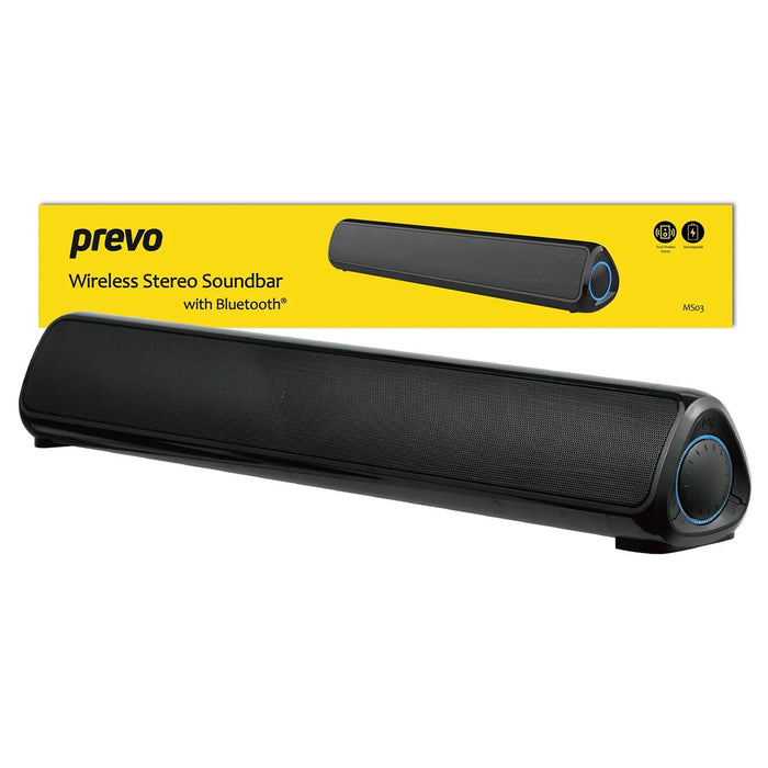 Prevo MS03 Wireless Bluetooth Stereo Soundbar