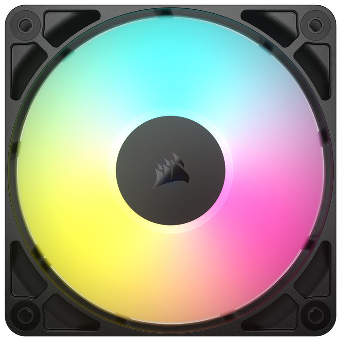 CORSAIR RS120 ARGB 120mm PWM Fans Triple Pack Black – Daisy-Chain ARGB Cooling Fans