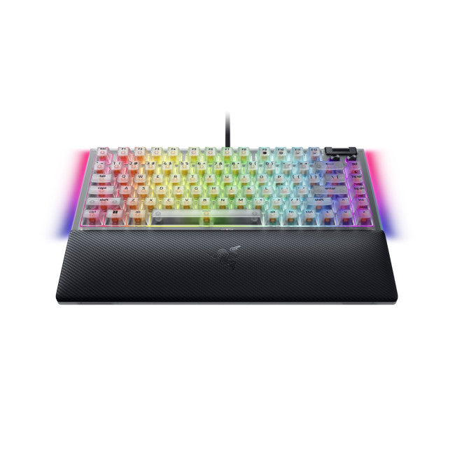 Razer BlackWidow V4 75% Phantom White – Hot‑Swappable Mechanical Keyboard