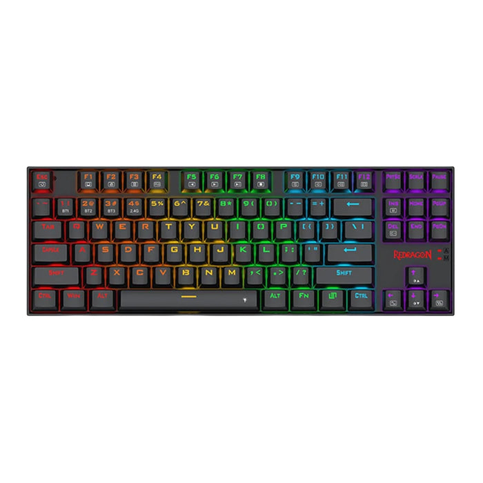 Redragon K552‑KRS Kumara tenkeyless mechanical gaming keyboard with RGB backlighting