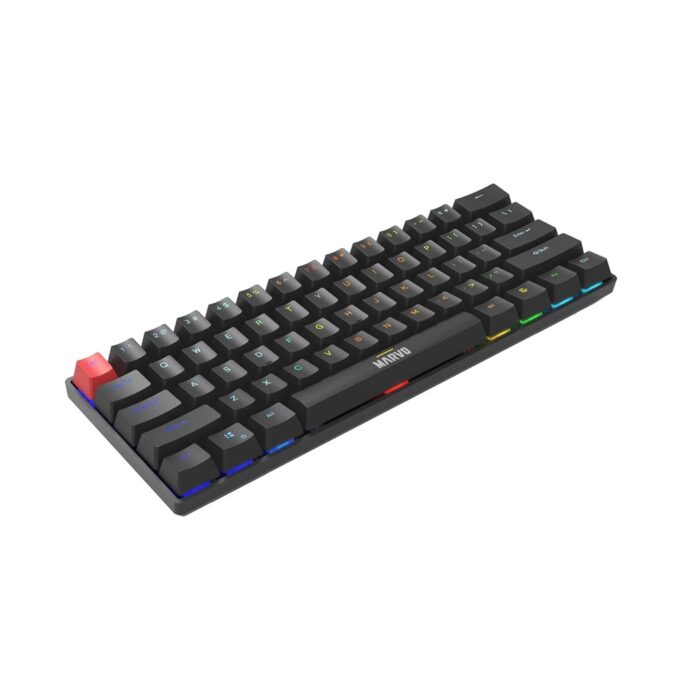 Marvo Scorpion KG933G Saber 61 – 60% Wired Mechanical RGB Gaming Keyboard (Black)