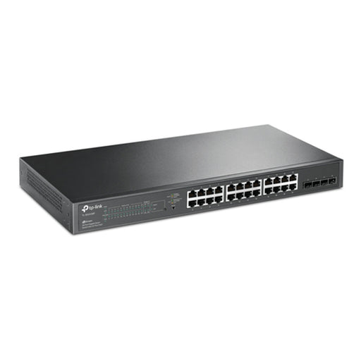 TP‑Link JetStream SG2428P 28‑port Gigabit PoE+ managed switch.