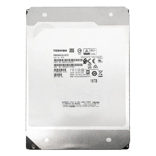 Toshiba 16TB 3.5" SATA internal hard drive HDEPX10GEA51.