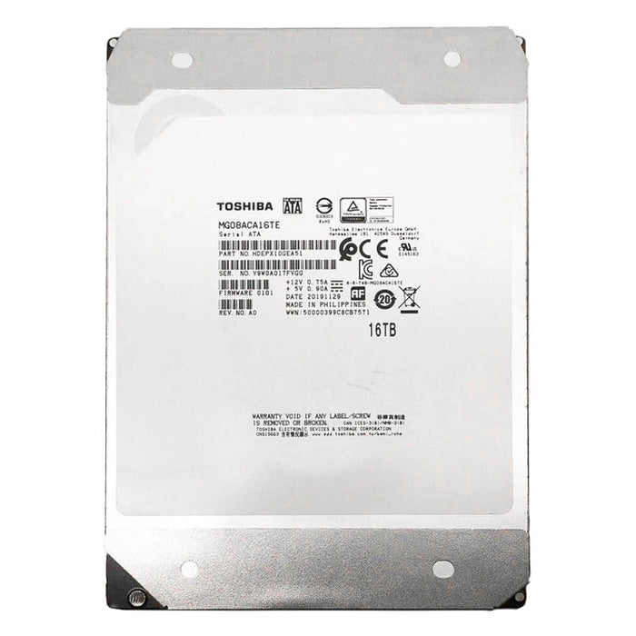 Toshiba 16TB 3.5" SATA internal hard drive HDEPX10GEA51.