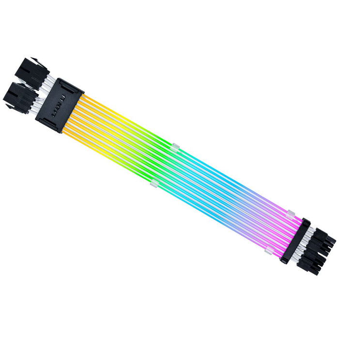 Lian Li STRIMER Wireless 2×8‑Pin CPU ARGB Extension Cable