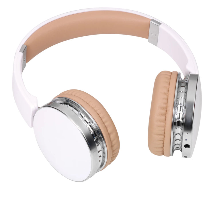 Vivanco Neos White Bluetooth Headphones – Wireless – Foldable – 8‑Hour Battery