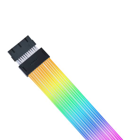 Lian Li STRIMER Wireless ARGB 24‑Pin Extension Cable – 132 LEDs