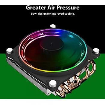 GameMax Gamma 300 ARGB CPU Cooler – 120mm PWM, 1500RPM, Universal Socket
