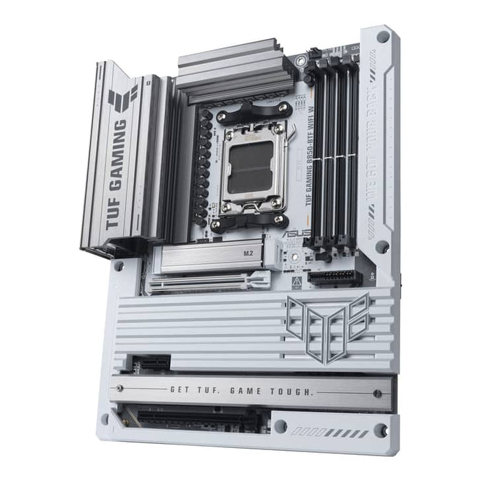 ASUS TUF GAMING B850‑BTF WIFI White – AM5 ATX Motherboard, DDR5, PCIe 5.0, Wi‑Fi 7