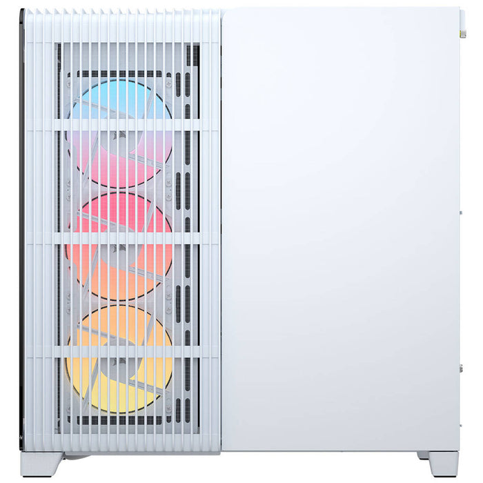 CORSAIR FRAME 4500X RS-R ARGB PC Case White – Panoramic Glass Mid-Tower, Dual 360 mm