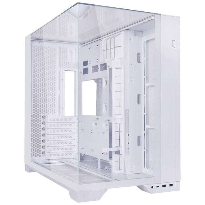 Lian Li O11 Vision Compact White Mid-Tower PC Case – Tempered Glass, E-ATX Support