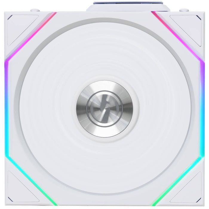Lian Li UNI FAN TL Wireless 120 White ARGB PWM Fan – 2600RPM, LCP Blades, Wireless Control