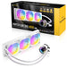 cpu liuid cooler white 360 argb water cooling