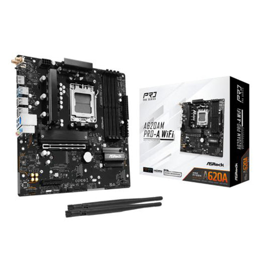 A620 Micro-ATX Gaming Motherboard DDR5, AMD AM5, WiFi.