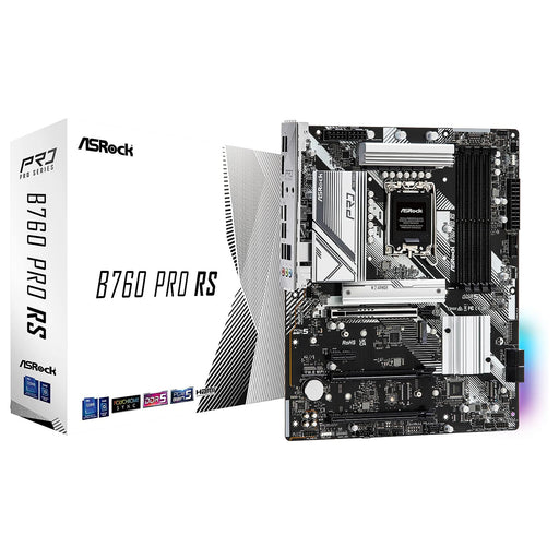asrock b760 pro rs gaming motherboard atx ddr5, socket 1700.