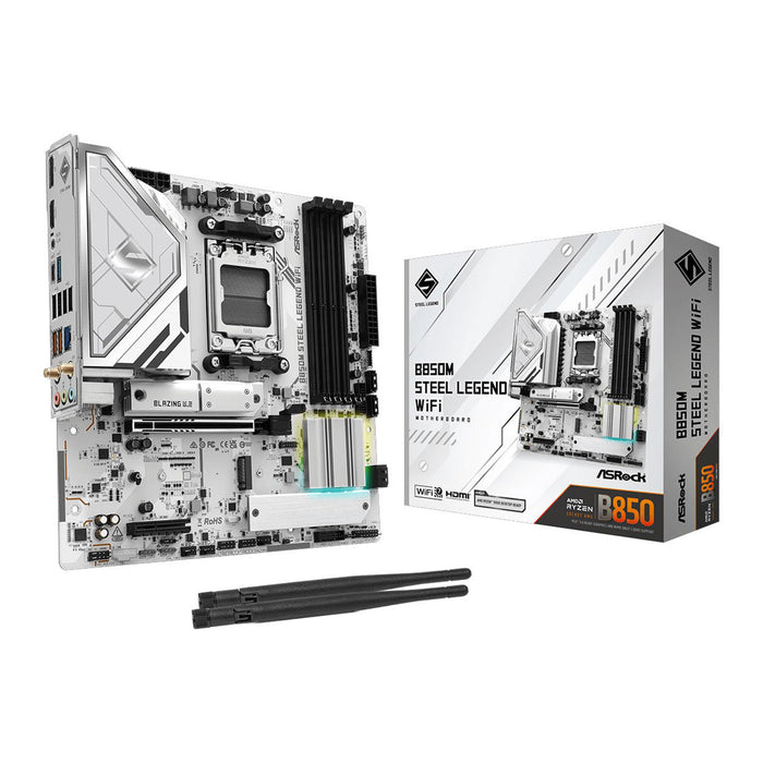 B850 mATX gaming motherboard AMD AM5
