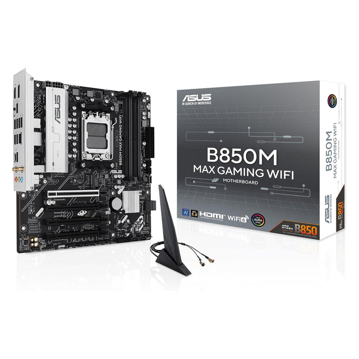 B850 mATX gaming motherboard wifi asus
