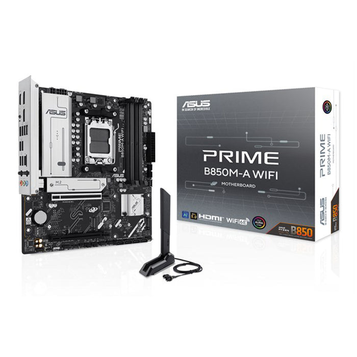 Asus Prime B850M-A WiFi AMD Motherboard B850 AM5 Micro ATX