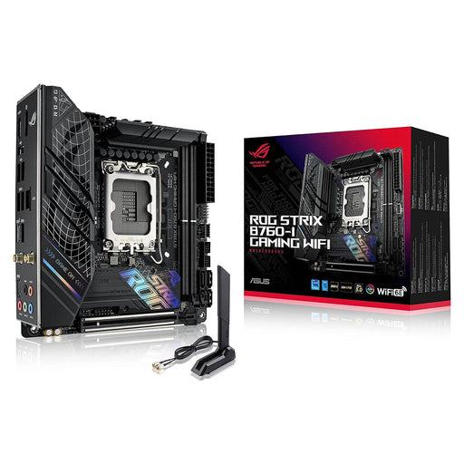 rig strix b760-i mini itx motherboard