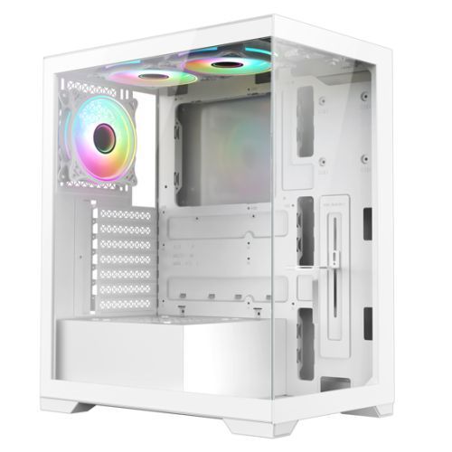 atx pc case for gaming white