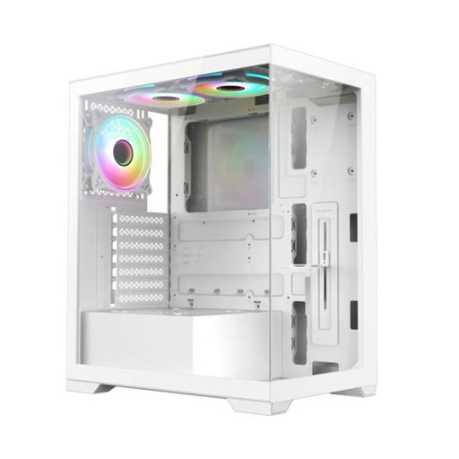atx pc case for gaming white