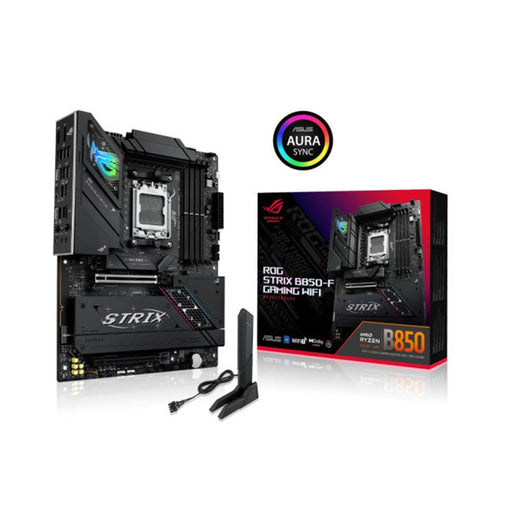 ASUS ROG STRIX B850‑F GAMING WIFI AM5 DDR5 ATX motherboard with Wi‑Fi 7 and PCIe 5.0.