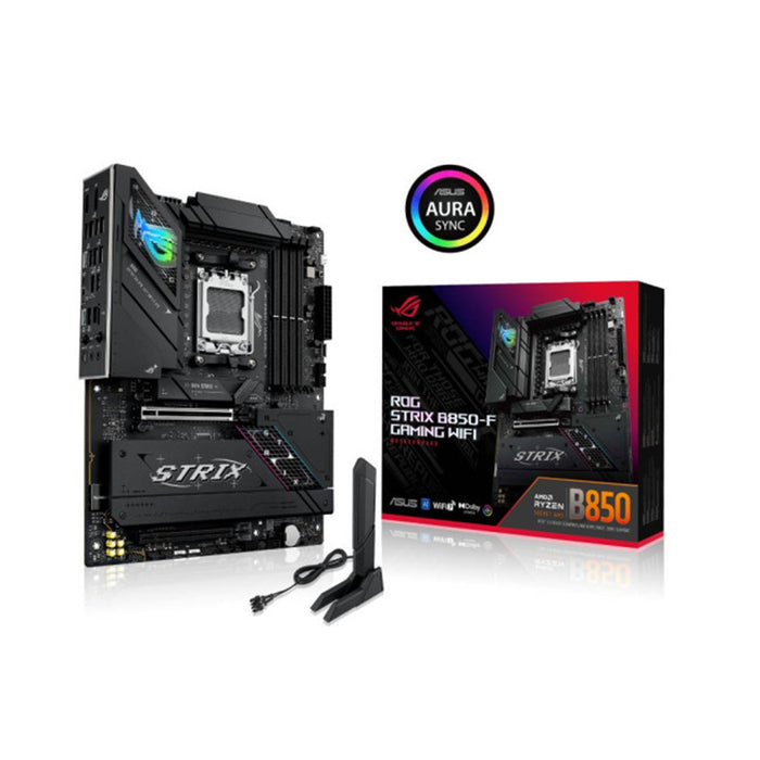 ASUS ROG STRIX B850‑F GAMING WIFI AM5 DDR5 ATX motherboard with Wi‑Fi 7 and PCIe 5.0.