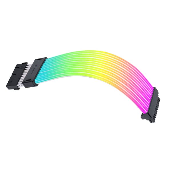Lian Li STRIMER Wireless ARGB 24‑Pin Extension Cable – 132 LEDs