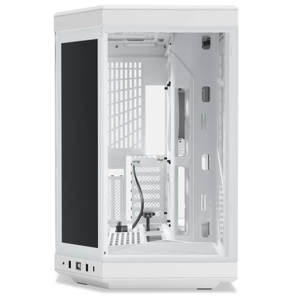Hyte Y70 Touch Infinite Snow White E‑ATX PC Case with 14.9" Display