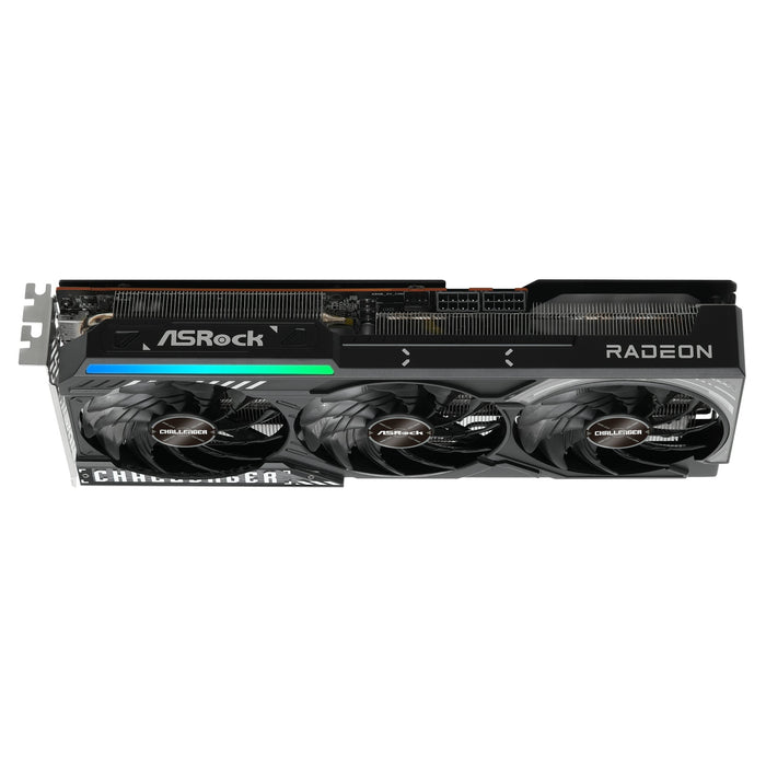 Asrock RX9070 Challenger 16GB Gaming Graphics Card, PCIe5, 16GB DDR6 GPU, 2070MHz Clock, LED Indicator