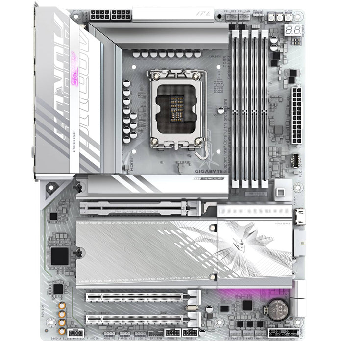 AORUS B860 AORUS ELITE WIFI 7 ICE – LGA1851 ATX Motherboard, DDR5, PCIe 5.0, Wi‑Fi 7