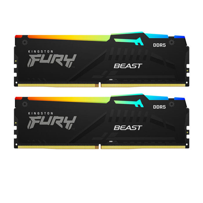 Kingston FURY Beast EXPO RGB 32GB (2×16GB) DDR5 5600MHz CL36 Dual‑Channel Kit
