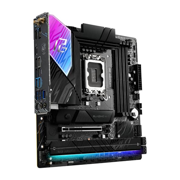 ASRock B860M Lightning WIFI Micro‑ATX Motherboard – LGA 1851, DDR5, PCIe 5.0