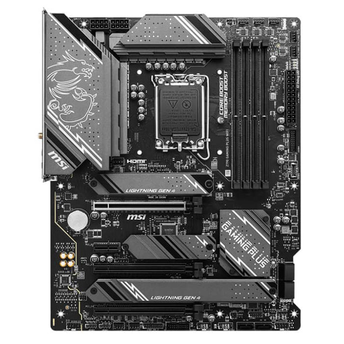 MSI Z790 GAMING PLUS WIFI LGA 1700 ATX Motherboard – DDR5 192GB, PCIe 5.0, Wi‑Fi 6