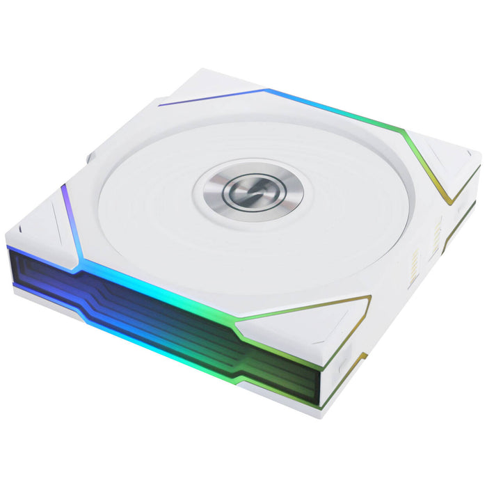 Lian Li UNI FAN TL Wireless 120 White ARGB PWM Fan – 2600RPM, LCP Blades, Wireless Control