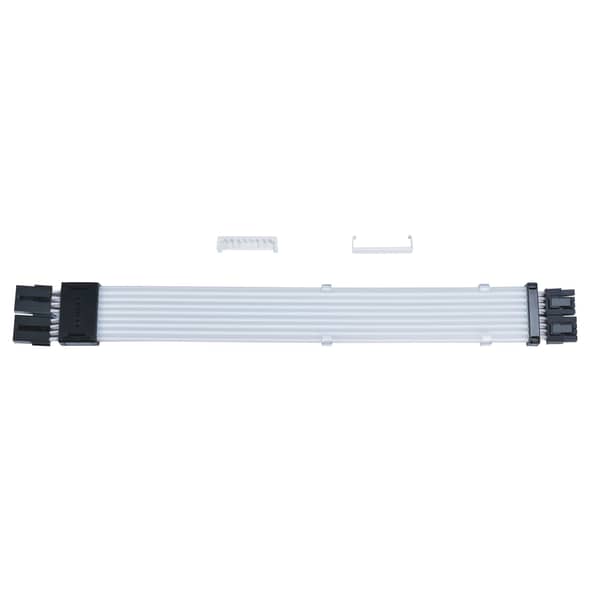 Lian Li STRIMER Wireless ARGB GPU 2×8‑Pin Extension Cable – RGB Lighting