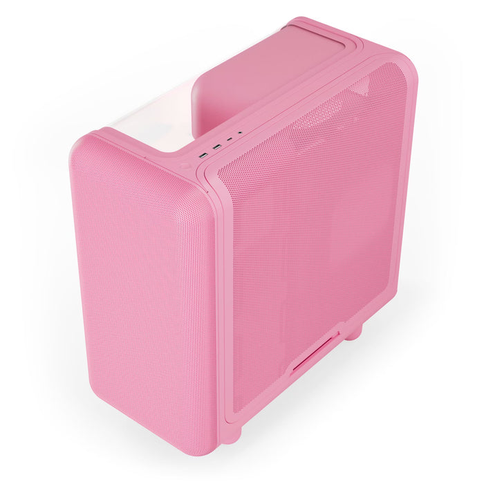 HYTE X50 Strawberry Milk Mid‑Tower Case – High Airflow / E‑ATX