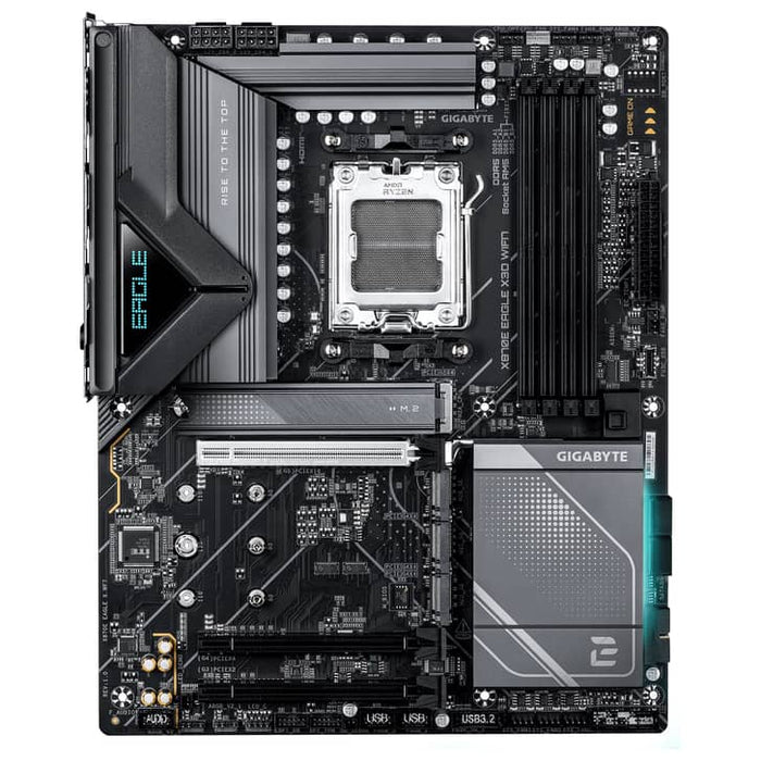 GIGABYTE X870E EAGLE X3D WIFI7 – AM5 ATX Motherboard, DDR5, PCIe 5.0, USB4, Wi‑Fi 7