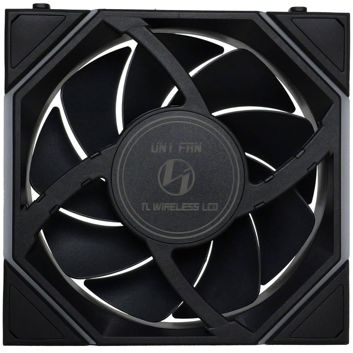 Lian Li UNI FAN TL LCD Wireless 120 Black Triple Pack – ARGB PWM Fans with LCD Screens