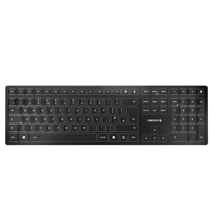 CHERRY KW 9100 SLIM Wireless Keyboard – Bluetooth / 2.4GHz RF, UK QWERTY, Rechargeable
